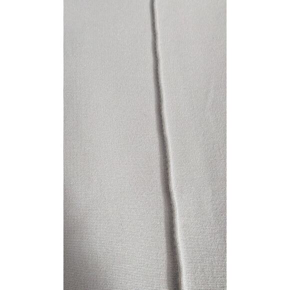 Jones New York Beige Wide Leg Crop Ponte Knit Pants Pull On Size Large Stretch - Picture 4 of 6